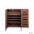 Afore 4-Tier Storage Shoe Cabinet with Louvered Doors-1887661101