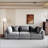 105'' 3 Seater Sofa With Removable Back Cushions And 5 Pillows