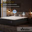 Matelas en mousse à mémoire de forme mi-ferme à ressorts ensachés de 12 po avec matelas à ressorts ensachés-480070042