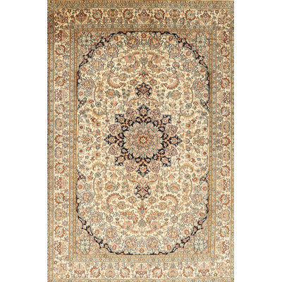 Tapis décoratif oriental beige/noir accalia