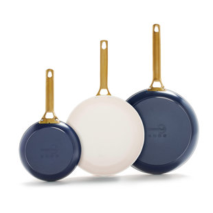 GreenPan Reserve Healthy Ceramic Nonstick, 8", 10" And 12" Frypan Set