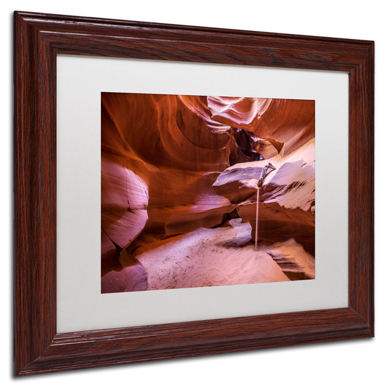 Weeping Sand Landscape Framed Canvas Art, 16" x 20"