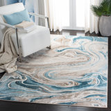 Misbah 500 Performance Abstract Rug