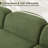 Upholstered Armless Chair With Ottoman Frameless Lounger Modular Chaise Compression-2088236019