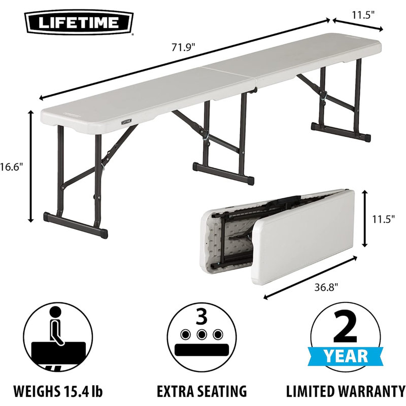 Table pliante 11,48 po