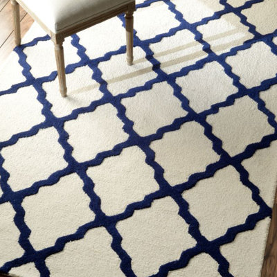 Tadlock Wool Geometric Indoor Rug
