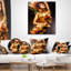 Portrait Oreiller Femme Sensuelle Abstract