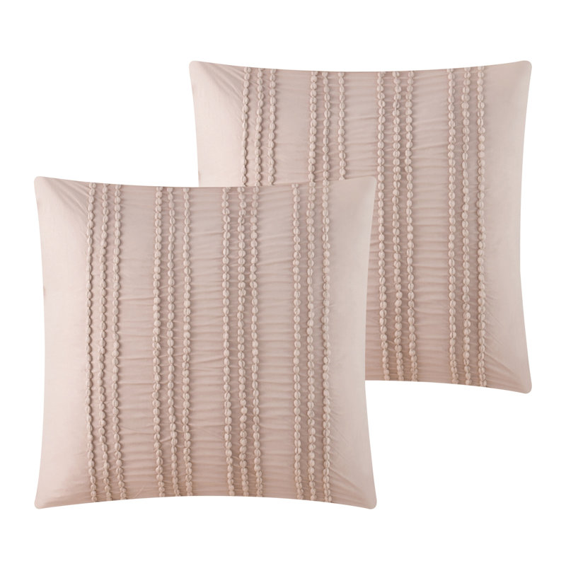 Ensemble de housse de couette lavable 180 fils Blush King Polyester