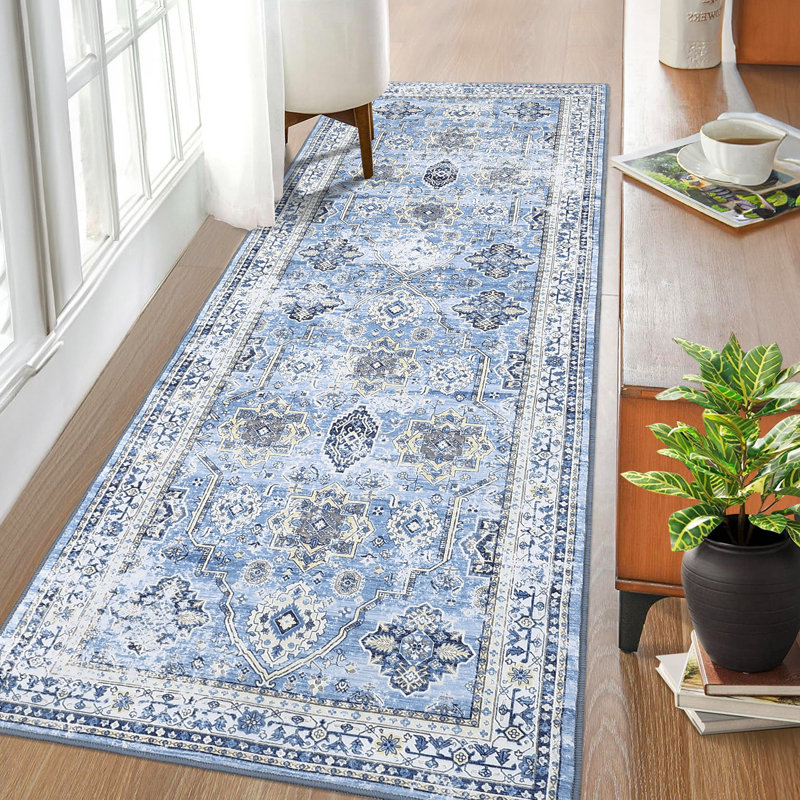 Tapis Trevares avec envers antidérapant, Tapis de couloir 2 pi x 6 pi