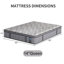 14" Queen Size Medium Firm Euro Top Memory Foam Hybrid Mattress