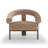 Elara 35" Sculptural Chenille Accent Chair-1952331854
