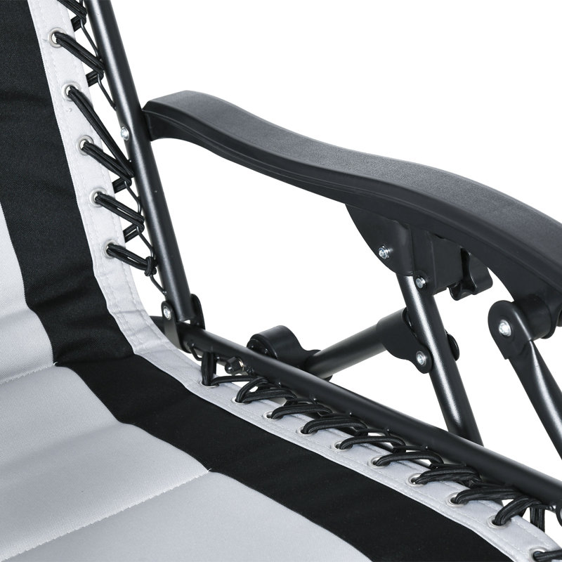 Armod 89cm Long Reclining Zero Gravity, Light Grey
