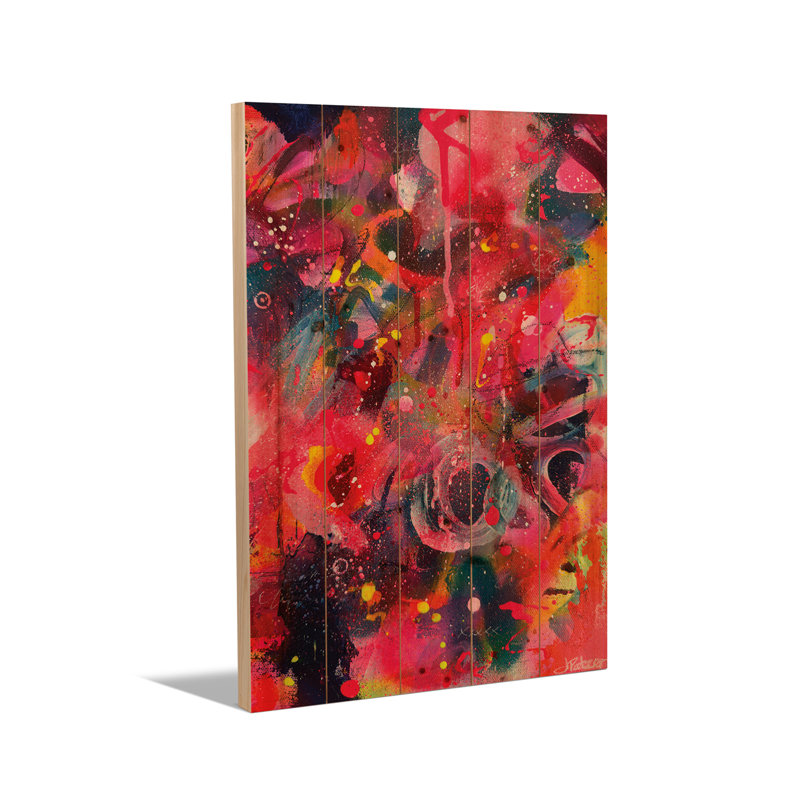 Reproduction d'art murale en bois - Luciole par Jennifer Patzer, H 26 po x l 18 po