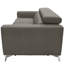 Lucy Genuine Leather Fold Out Sofa with Mattress and Adjustable Headrests-1677858037