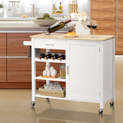 Amissa 40 cm W Kitchen Cart with