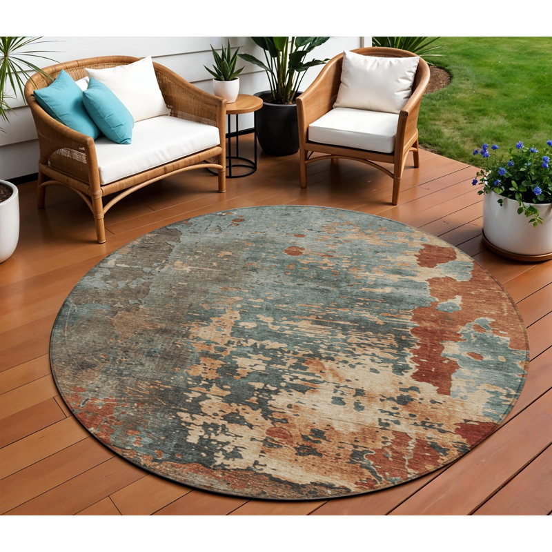 Tapis rond 8 po