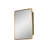 20*28 inch Gold Metal Framed Wall mount or Recessed Bathroom Medicine Cabinet with Mirror