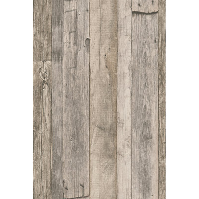 Woods and Wicker Collection Reclaimed Wood Effect Wallpaper Roll