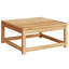  Ensemble de patio 5 pièces avec coussins en bois d'acacia massif