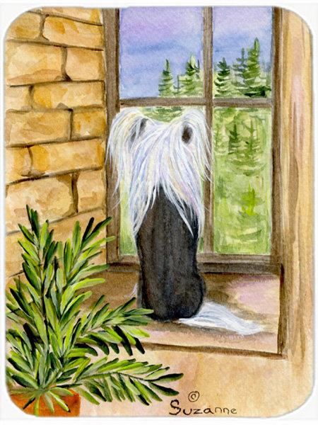 East Urban Home Chinese Crested Glass Cutting Board