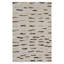 Tapis abstrait fait à la main noir / brun / beige Cramerton-459311650