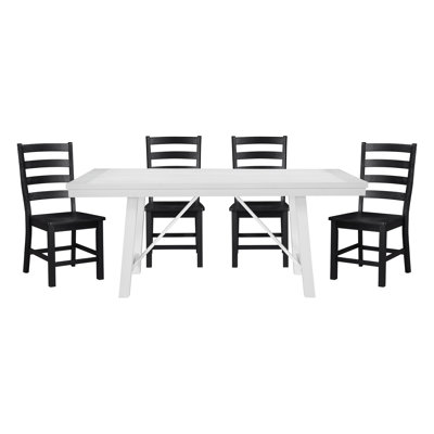 Ensemble de table de salle à manger 5 pièces Modern Modern