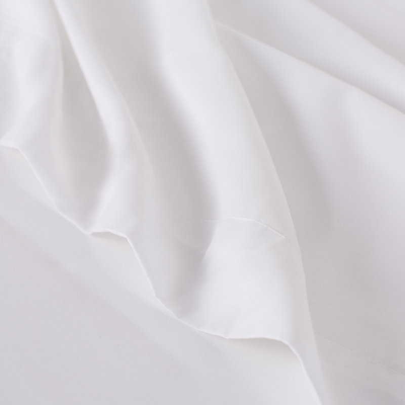 Becky Cameron 1800 Series Double-Brushed Microfiber 4 Piece Sheet Set, Twin Sheet Set + Fitted Sheet + 1 Pillowcase, White