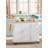Hardiman 53.75" Kitchen Island with  Locking Wheels-1154830130