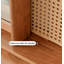 Coiffeuse de rangement en rotin massif de style vintage pour chambre à coucher-130160186