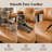 Vintage Faux Leather Executive Office Chair With Adjustable Height & Swivel-1407616094-1407616034