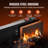 19" 1U PDU 8 Outlets Rack Mount Power Strip Surge Overload Protection