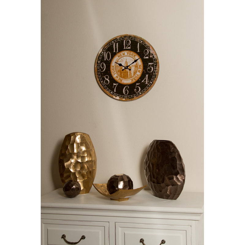 Serena Wood Wall Clock