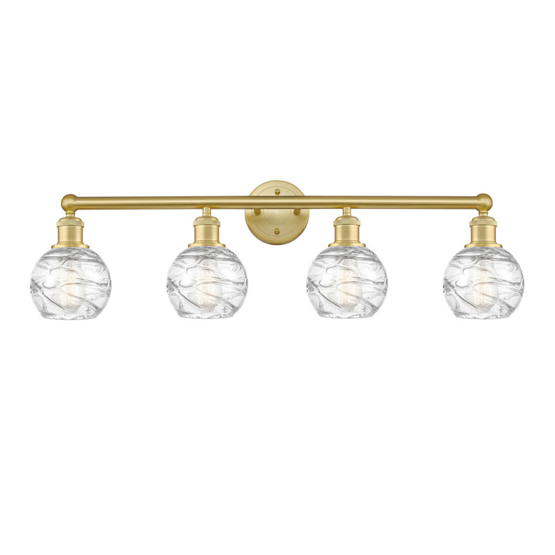 Cambria 4 - Light Dimmable Vanity Light, Satin Gold