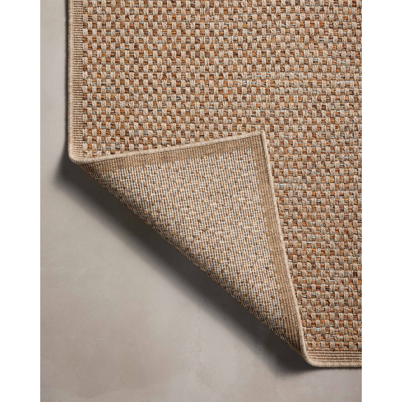Tapis avoine / lever de soleil Kanessa, Rectangle de 11 pi x 15 pi