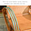 Chaise berçante en rotin véritable