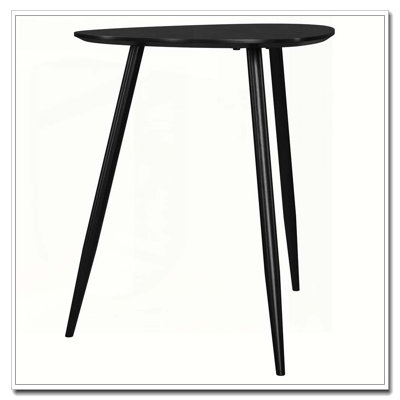 Table de bout triangulaire en bois massif Xander