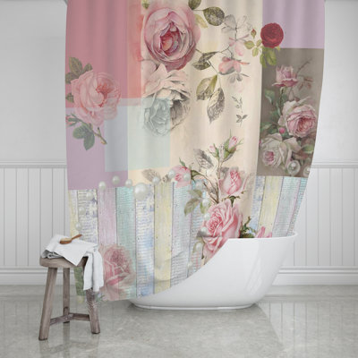 Bontje Floral Shower Curtain