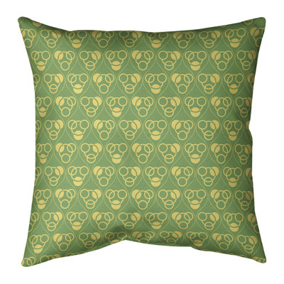 Patricia Geoffrey Geometric Reversible Throw Pillow