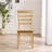 Whitley Solid Wood Dining Chairs - Traditional Rustic Farmhouse Kitchen Style-1174471633