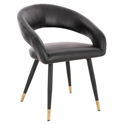 Chaise en cuir Damian Pu