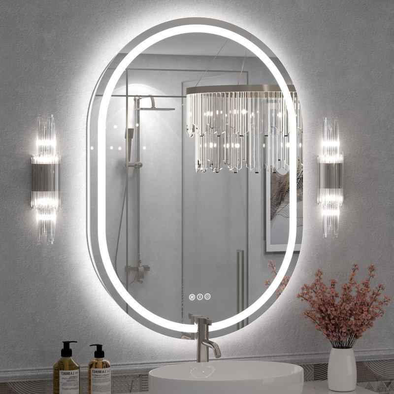 Miroir de salle de bain mural Molly, 40 po x 28 po