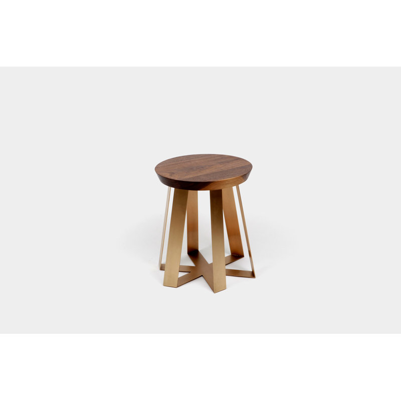 ARS Accent Stool, Aged Bronze