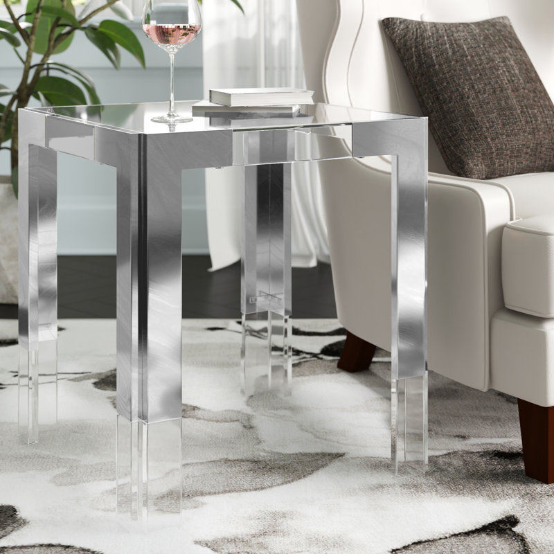 Stoll End Table, Chrome