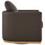 Bobbi Genuine Leather Swivel Armchair-125493123