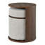 Table d'appoint coulissante avec tabouret amovible