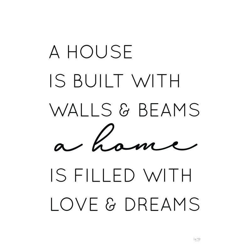 A Home Is… by Lux + Me Designs, 16" H x 12" W, Frameless Print