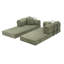 Upholstered 78.74 " Boucle Sofa Bed