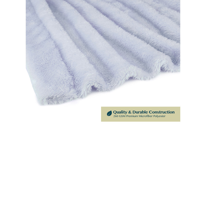 Peignoir en polaire pour femmes avec poches Lamartine, G / TG, Bleu pâle