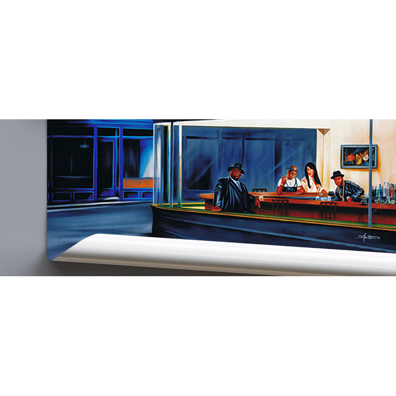  Officiellement sous licence Hip Hop Cafe, affiche d'art 24 x 36 po - reproduction décorative - papier affiche - prête à encadrer