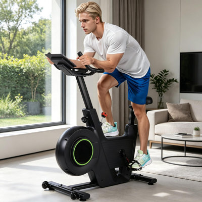 Commercial Indoor Cycling Bike – 330LB Capacity, Magnetic Resistance & Adjustable Seat for Home Gyms